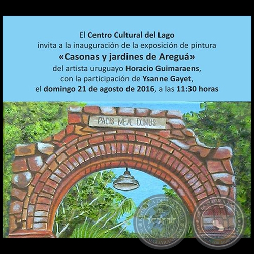 Casones y Jardínes de Areguá - Participación de Ysanne Gayet - Domingo 21 de Agosto de 2016